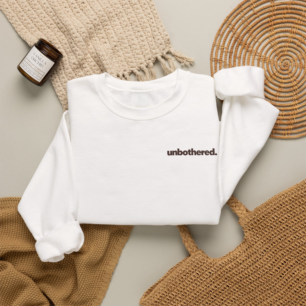 Unbothered. Crewneck Sweatshirt